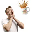 zabawny prezent na urodziny grzybiarza kubek grzyby dzwonia musze isc bialy upominek 330 ml
