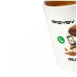 zabawny prezent na urodziny grzybiarza kubek grzyby dzwonia musze isc bialy upominek 330 ml