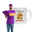 zabawny prezent na urodziny grzybiarza najlepszy grzybiarz bialy upominek 330 ml
