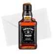 zaproszenia butelka whisky zamykana 30 urodziny 6x14 8 cm 6 szt