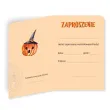 zaproszenia halloween cukierek albo psikus z kotem 9x13 cm 6 szt