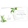 zaproszenia komunia konwalie 15x15 cm 8 szt