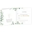 zaproszenia komunia kwadratowy eukaliptus 15x15 cm 8 szt
