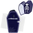 zaproszenia na impreze halloween trumna wesole kosciotrupy rozkladane z kopertami 6 szt