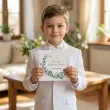 zaproszenia na komunie eukaliptus beauty w okregu pierwsza komunia swieta 15 cm 8 szt koperty