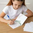 zaproszenia na komunie eukaliptus beauty w okregu pierwsza komunia swieta 15 cm 8 szt koperty
