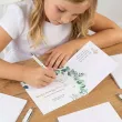 zaproszenia na komunie eukaliptus beauty w okregu pierwsza komunia swieta 15 cm 8 szt koperty