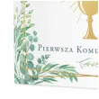zaproszenia pierwsza komunia swieta kielich partypal 14x14 cm 10 szt