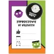 zaproszenia potworki halloween mix congee 6 szt