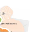 zaproszenia straszne halloween dynia 9 8x11 7 cm 6 szt