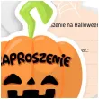 zaproszenia straszne halloween dynia 9 8x11 7 cm 6 szt