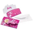 zaproszenia urodzinowe barbie popstar amscan 8 szt