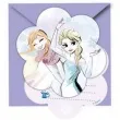 zaproszenia urodzinowe frozen sparkle kraina lodu procos 6 szt