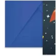 zaproszenia urodzinowe kosmos rocket space procos 6 szt