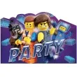 zaproszenia urodzinowe lego movie 2 amscan 8 szt