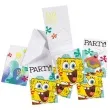 zaproszenia urodzinowe spongebob amscan 6 szt
