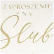 zaproszenia z koperta slubny ornament dekoracje polska 10 szt