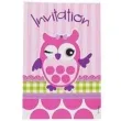 zaproszenia z koperta sowka godan 6 szt