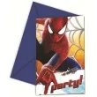 zaproszenia z koperta spiderman 6 szt