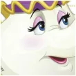 zaproszenia z kopertami piekna i bestia mrs potts procos 6 szt