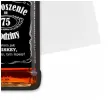 zaproszenie butelka whisky zamykana 75 urodziny 6x14 8 cm 1 szt