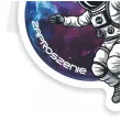 zaproszenie kosmos astronauta 10 5x12 8 cm 1 szt