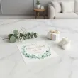 zaproszenie na chrzest swiety eukaliptus beauty personalizowane z imieniem koperta x1
