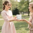 zaproszenie na chrzest swiety eukaliptus beauty personalizowane z imieniem koperta x1