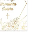 zaproszenie na komunie gold line pierwsza komunia swieta 10 5x14 8 cm 1 szt