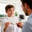 zaproszenie na pierwsza komunie swieta boho personalizowane z imieniem koperta x1