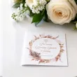 zaproszenie na pierwsza komunie swieta boho personalizowane z imieniem koperta x1