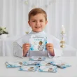 zaproszenie na pierwsza komunie swieta chlopiec w albie personalizowane z imieniem koperta x1