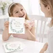 zaproszenie na pierwsza komunie swieta eukaliptus beauty personalizowane z imieniem koperta x1