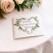 zaproszenie na pierwsza komunie swieta eukaliptusowe serce personalizowane z imieniem koperta x