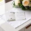 zaproszenie na pierwsza komunie swieta eukaliptusowe serce personalizowane z imieniem koperta x