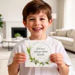 zaproszenie na pierwsza komunie swieta konwalie personalizowane z imieniem koperta x1
