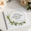 zaproszenie na pierwsza komunie swieta konwalie personalizowane z imieniem koperta x1