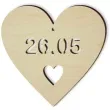 zawieszka drewniana 26 05 serce 103x100 mm