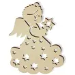 zawieszka drewniana aniolek stars 62 x 82 mm 10 szt