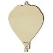 zawieszka drewniana balon 58 x 83 mm 10 szt