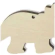 zawieszka drewniana dino triceratops 45x85 mm