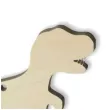 zawieszka drewniana dino tyranozaur 70x80 mm