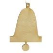 zawieszka drewniana dzwonek 54 x 80 mm 10 szt