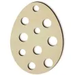 zawieszka drewniana jajko pisanka 13 62x85 mm 10 szt
