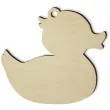 zawieszka drewniana kaczuszka 75 x 69 mm 10 szt