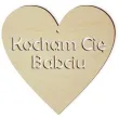zawieszka drewniana kocham cie babciu 103x100 mm