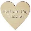 zawieszka drewniana kocham cie dziadku 103x100 mm