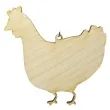 zawieszka drewniana kura 1 83x85 mm 10 szt