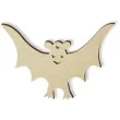 zawieszka drewniana nietoperz w ataku 90 x 60 mm 10 szt