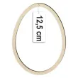 zawieszka drewniana obrys jajka s 125x93 mm